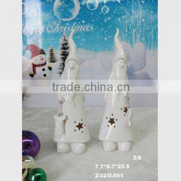 White glazed home decoration ornament ceramic gift items