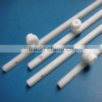 Guangzhou engineering plastics injection gear rack nylon66 gear rack and pinion