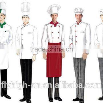 Embroidering Logo Cooking Uniform Cotton Chef Shirt photo-4