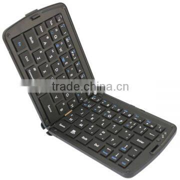 66 Keys Russian Portable Folding Wireless Bluetooth 3.0 Mini Keyboard For Android Smartphone Tablet iPad iPhone