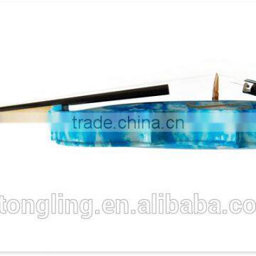 Blue Flower Decorative Solid Wood Violin TL-1204 photo-3
