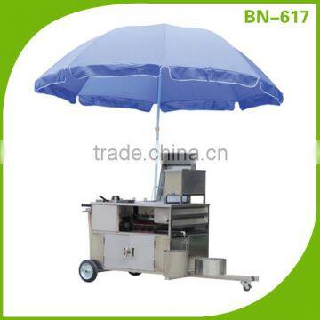 Commercial Stainless Steel Multi-function Snack Cart BN-617