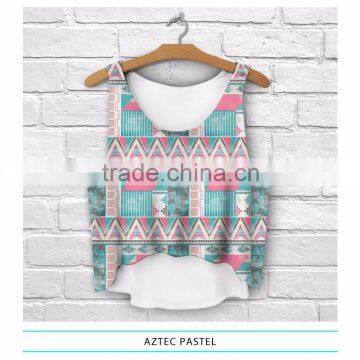 10pcs selling ready stock New Latest factory wholesale aztac style women top for ladies fashion wear