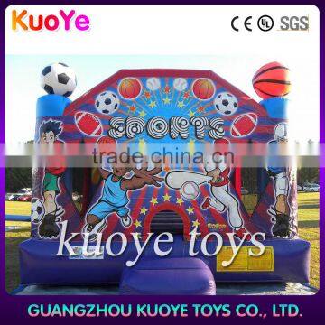 super attractive sports theme inflatable bouncer for kids