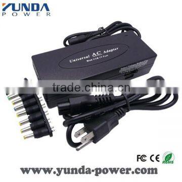 90W Universal Manual Laptop Adapter Charger with 8 Connectors