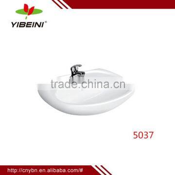 5037 mounted sink corner bathroom/ usefull ceramic vanity wall hung basin