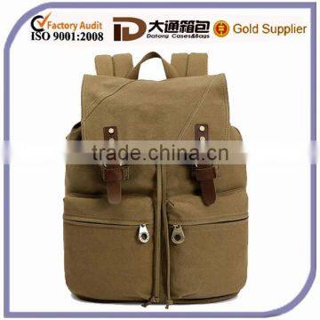 Durable Canvas High Class Student New Design School Bag For Fabric