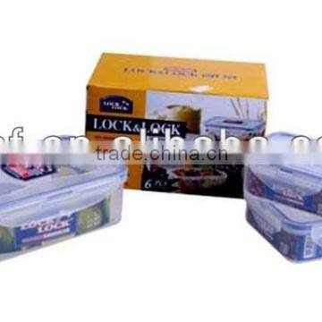 hot sell disposable take away big plastic lunch box