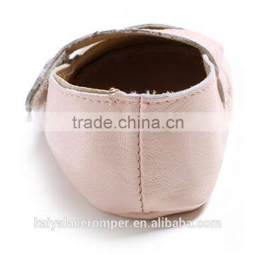 Soft Sole Baby Shoes Handmade Infant Gift Butterfly Pink Comfortable Leather Shoes Quality Choice photo-5