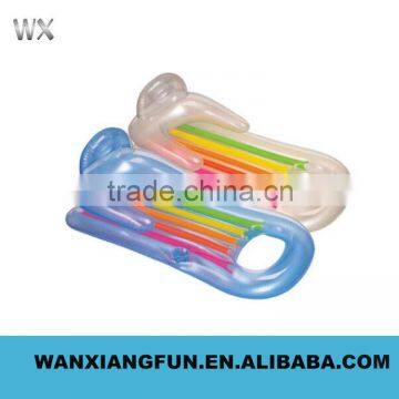 Inflatable pool floating lounge chair