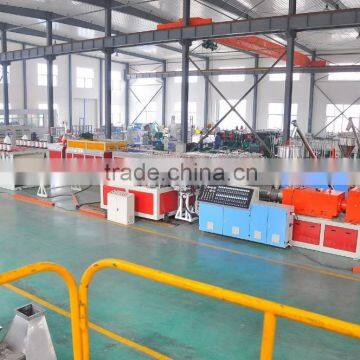 wood plastic cabinet panel production line