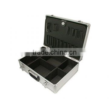 ALUMINIUM HARD CASE ELECTRICIANS TOOL BOX ORGANISER 460x330x150mm EN-AC-FG-A022