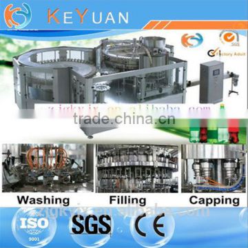 Carbon dioxide drink 3-In-1 liquid washing filling cappping machine