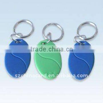 Custom RFID tag with key chain