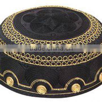 custom white muslim cap for men