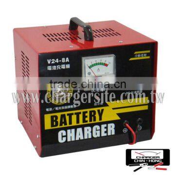 24V 8A Adjustable Car Battery Charger for Lead Acid