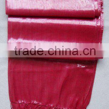 silk Scarf dark red and pink