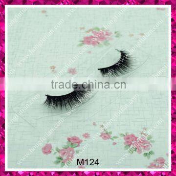 Deluxe Hot Sale Mink Eyelashes Black Colour Volume Lashes Manufacturer photo-4