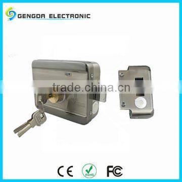 Self Locking Double Heads 12V Safety Keys Inward Electronic Door Lock photo-6