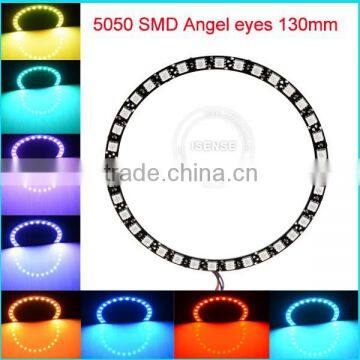 Japanese car accessories DC12V 5050 smd rgb led halo rings led angel eye
