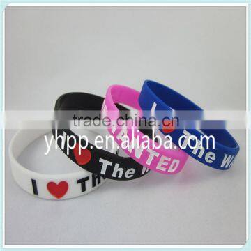 Custom I Love THE WANTED WRISTBAND BRACELET A5(3)