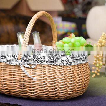 New Gifts Arts fruit basket Wholesale cheap flower basket Laundry Baskets Wicker Storage Basket