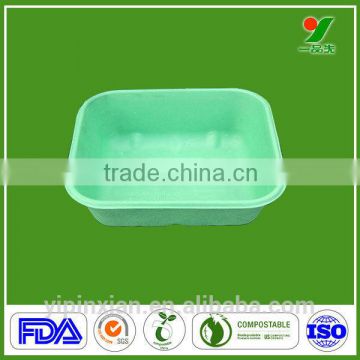 100% Sugar cane fiber biodegradable food packaging containers