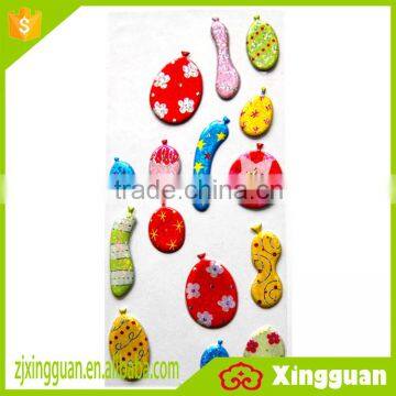 XG1019 beauty products color puffy sticker ,foam puffy sticker,foam puffy sticker