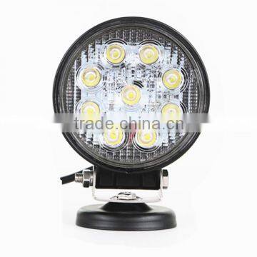 High Power 27W Led Work Light + 12V-24V Heavy Duty LED Work Light, Daytime Running Light ( Round 27W ) photo-4