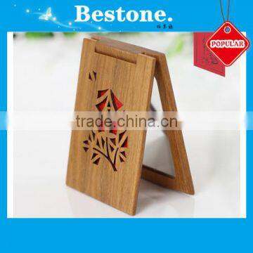 Traditional Chinese Foldable Wood Mirror