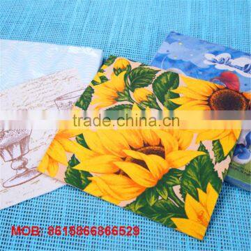 art design printed paper napkin personalized design