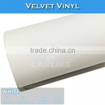 CARLIKE Car Sticker Easy To Install Velvet Colourful Soft Pvc Film