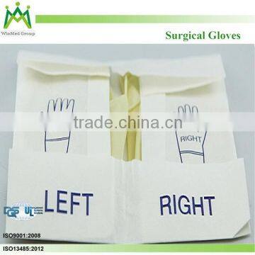 Disposable latex surgical gloves factory