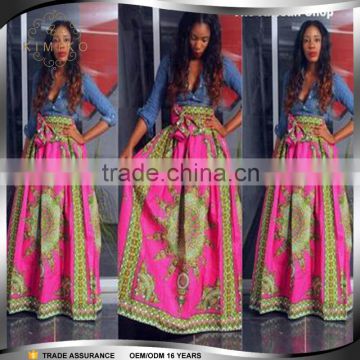 Factory Price Dashiki Traditional African Maxi Dress for Women