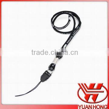 free design 2015 customized logo round lanyards strap