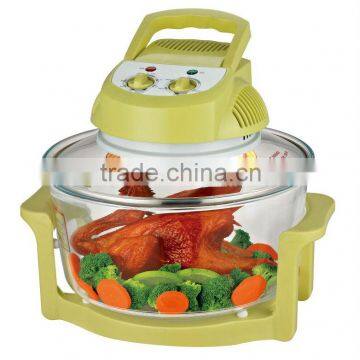 12L EL-817Y yellow color flavorwave halogen oven/ electric aerogrill oven/ electric air fryer
