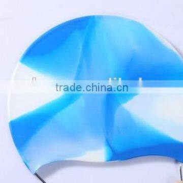 Custom Design Rainbow Silicone Original Swim Cap photo-4