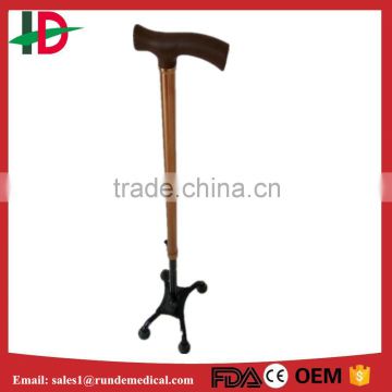 Adjustable Quad Cane for Right or Left Hand Use