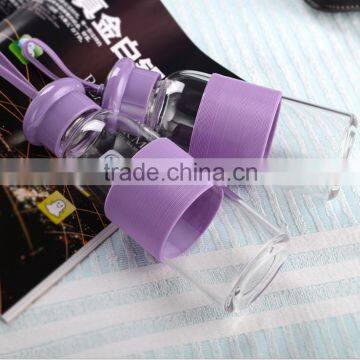 BPA Free Wholesale Silicone Sleeves Glass Bottle Water Private Label