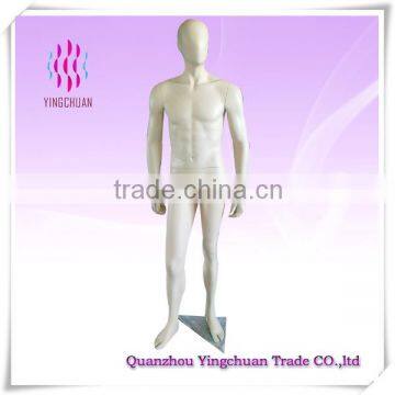 Wholesale egg head matte white male clothes mannequin