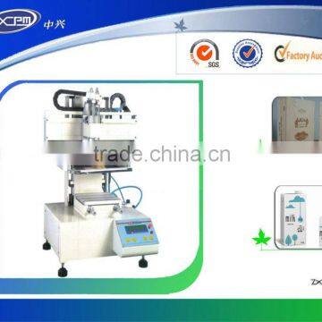 Tabletop screen printer with vacuum table