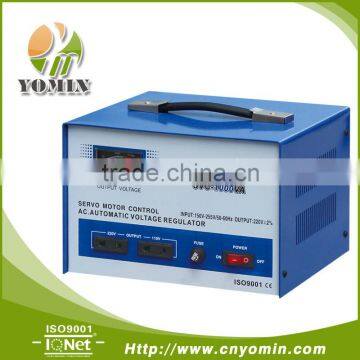 Manufacturer YMSVC-1 Single Phase Servo Motor Stabilizer , Automatic Power Stabilizer 1000VA /