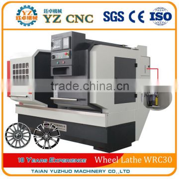 Professional Manufacturer alloy rim repair wheel cnc lathe machine WRC30