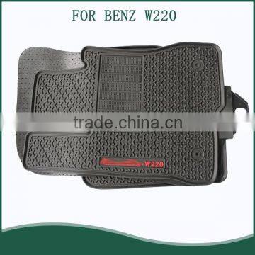 Heavy Duty 5pc Front & Rear Rubber Mats,All Weather Protection,Custom Fit Car Mats For BENZ W220