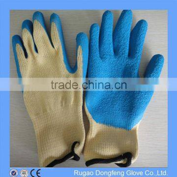 Latex Coated Anti Cut Aramid Fiber Gloves, Heat and Cut Resistant Gloves for Work Use