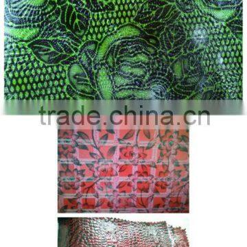 shinning croco synthetic pvc bag leather