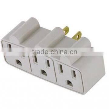 UL CUL ac 3 Outlet Adapter 2 Prong 3 Way Tap photo-6