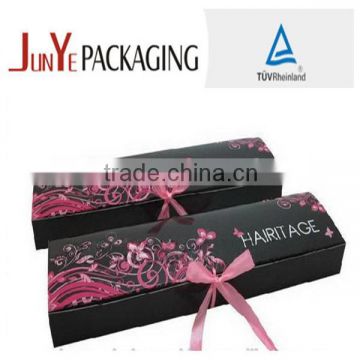 Made in china professional creative new design logo printed hair custom extension boxes