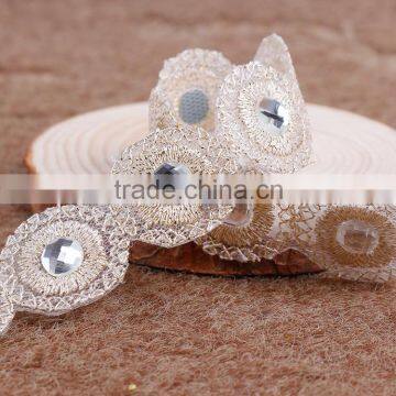 China Manufacture Sale Rhinestone Mesh Ribbon/Chian With Hotfix Glue photo-5
