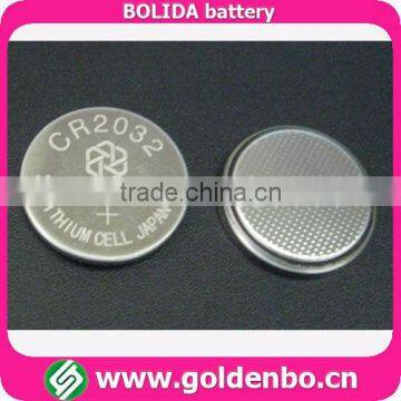 CR2032 button cell battery for clothes light